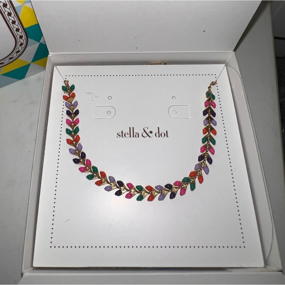 Stella & Dot multicolor “Sarees” Pulley Bracelet